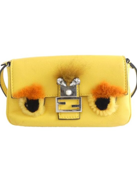 Fendi Handbags - Fendi Bugs Micro Baguette Bag